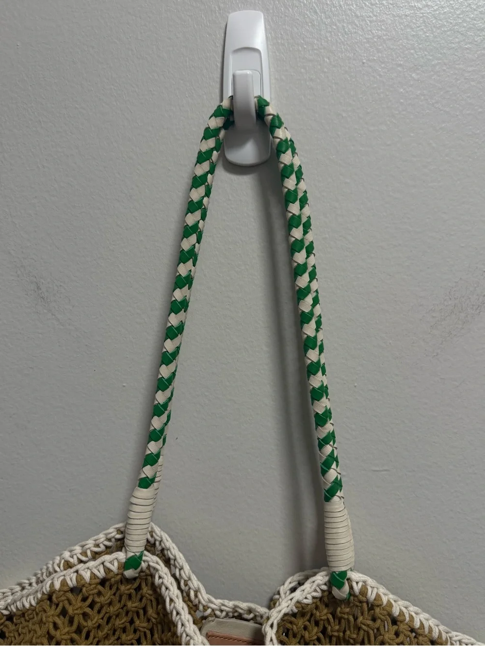 Clare V L’Ete macrame woven tote a la Plage crochet beach bag resort vacation